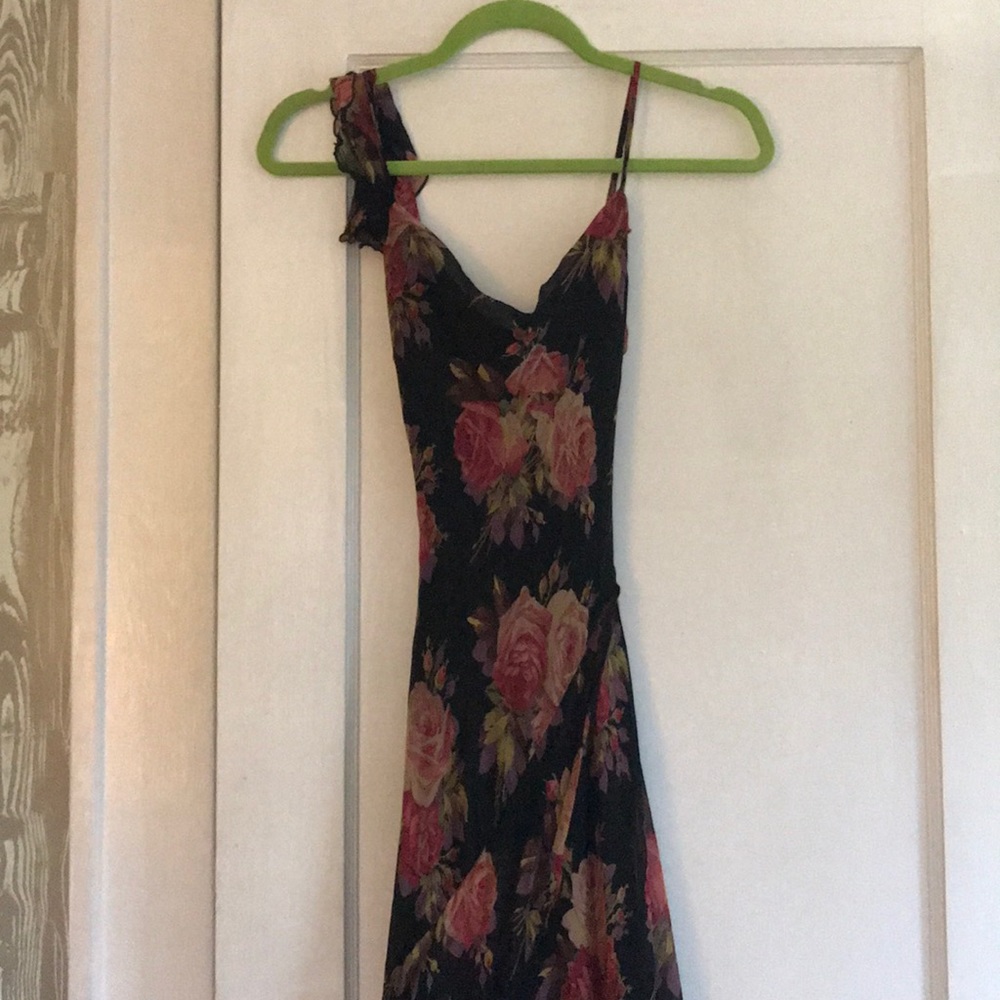 Betsey johnson asymmetrical stretch dress